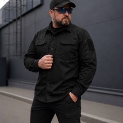 Тактична мілітарі Сорочка FCT Blackbeard літня твіл чорна