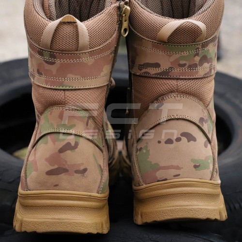 Берці літні тактичні Скіф полегшені із блискавкою мультикам 39 39