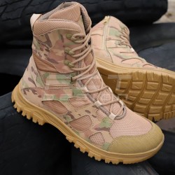 Берці літні тактичні Скіф полегшені із блискавкою мультикам