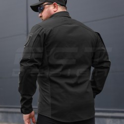 Тактична мілітарі Сорочка Сталкер FCT канвас стрейч чорна