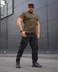 Футболка тактична Комбат з кишенею CoolPass антистатик Хакі