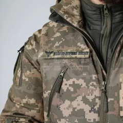 Куртка Хантер Софтшелл фліс на сітці піксель ЗСУ