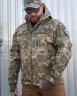 Куртка Хантер Софтшелл фліс на сітці піксель ЗСУ 40-42/3 40-42/3