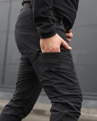 Штани тактичні зимні мілітарі Урбан баланс чорні