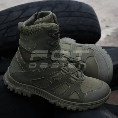 Берцы летние тактические Скиф с молнией облегченные Хаки 39