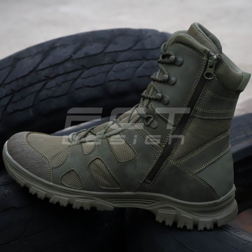 Берцы летние тактические Скиф с молнией облегченные Хаки 39