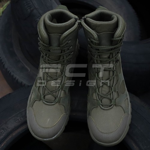 Берцы летние тактические Скиф с молнией облегченные Хаки 39