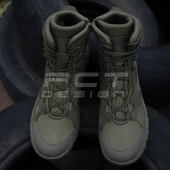 Берці літні тактичні Скіф полегшені із блискавкою хакі