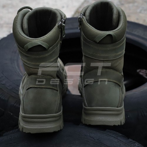 Берцы летние тактические Скиф с молнией облегченные Хаки 39