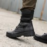 Берці жіночі тактичні літні Нато з чорної тканинної вставкою (розмір 36) 36 36