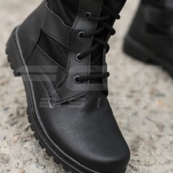 Женские тактические берцы Нато летние с черной тканевой вставкой 36р.