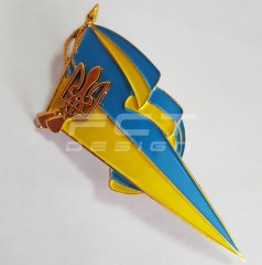 Прапорець на берет великий пластик