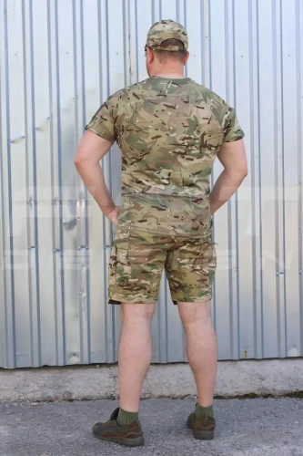 Футболка тактична Комбат з кишенею CoolPass антистатик Мультикам 44 44