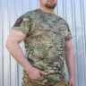 Футболка тактична Комбат з кишенею CoolPass антистатик Мультикам 44 44