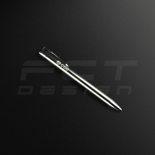 Ручка кулькова сіра з емблемою ССО