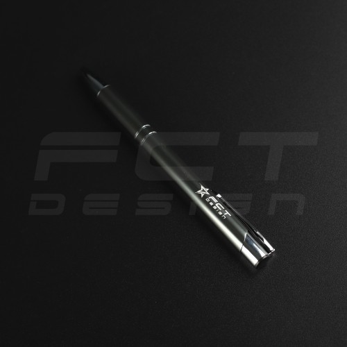 Ручка кулькова сіра з емблемою ССО