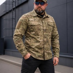 Тактическая милитари Рубашка FCT Blackbeard летняя твил мультикам