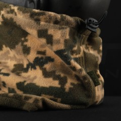 Бафф с утяжкой, шарф-труба флис Пиксель ВСУ