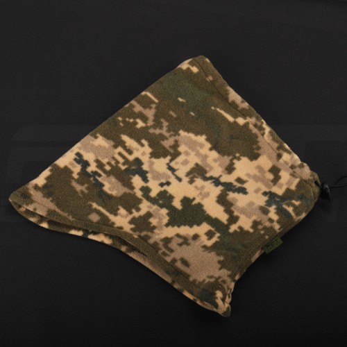 Бафф з утяжкою шарф-труба фліс піксель ЗСУ