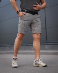 Шорти тактичні літні мілітарі Урбан 4W Stretch сірі