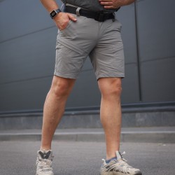 Шорты тактические летние милитари Урбан 4W Stretch серые