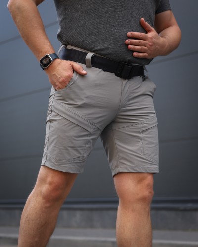 Шорты тактические летние милитари Урбан 4W Stretch серые 42