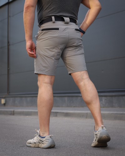 Шорты тактические летние милитари Урбан 4W Stretch серые 42