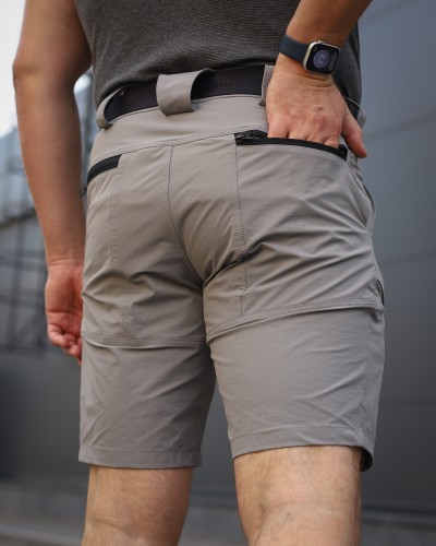 Шорты тактические летние милитари Урбан 4W Stretch серые 42