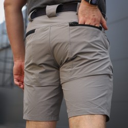 Шорты тактические летние милитари Урбан 4W Stretch серые