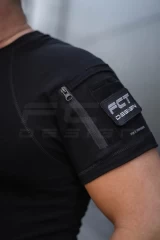 Футболка тактична Комбат з кишенею CoolPass антистатик чорна