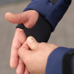 Куртка Хантер Софтшелл фліс на сітці синя для ДСНС