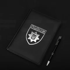 Блокнот щоденник Поліції з тисненням А5 датований на 2022 рік