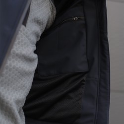 Куртка тактическая демисезонная Хантер темно-синяя Софтшелл для ДСНС