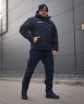 Куртка тактическая демисезонная Хантер темно-синяя Софтшелл для ДСНС 40-42/3
