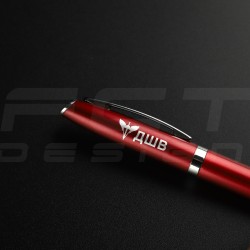 Ручка кулькова бордова з емблемою ДШВ