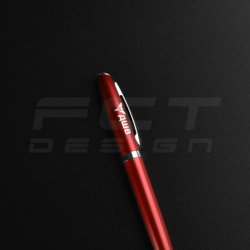 Ручка шариковая бордовая с эмблемой ДШВ 