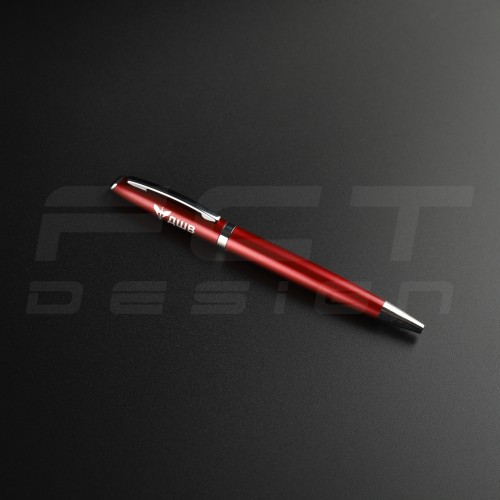 Ручка шариковая бордовая с эмблемой ДШВ 