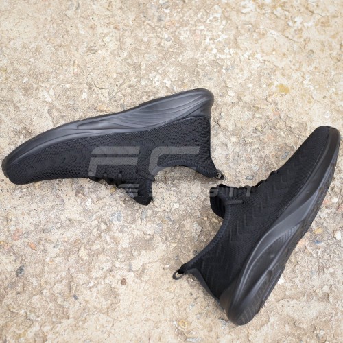 Кроссовки FCT-4 летние черные на сетке 36