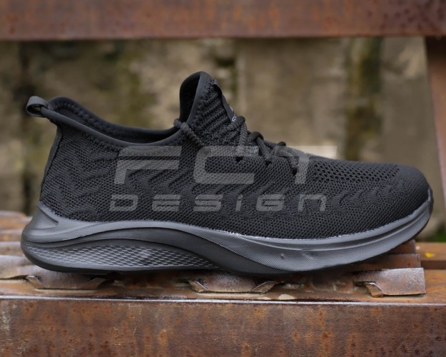 Кроссовки FCT-4 летние черные на сетке 36