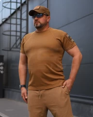 Футболка тактична Комбат з кишенею CoolPass койот