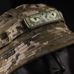 Панама тактическая Софтшелл демисезонная с велкро панелью Пиксель ВСУ