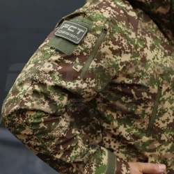 Куртка Хантер Софтшелл флис на сетке Хищник Пиксель G-0822