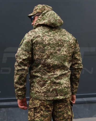 Куртка Хантер Софтшелл фліс на сітці Хижак Піксель G-0822 40-42/3 40-42/3