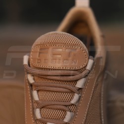 Кроссовки женские летние Urban N-32 замша койот на сетке