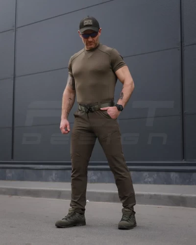 Футболка тактична джерсі стрейч хакі 44 44