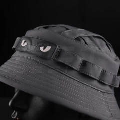 Панама тактична Софтшелл демісезонна з велкро панеллю Сіра