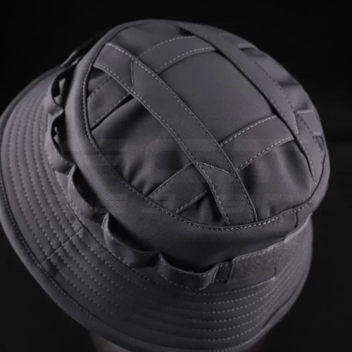 Панама тактична Софтшелл демісезонна з велкро панеллю Сіра 56 56