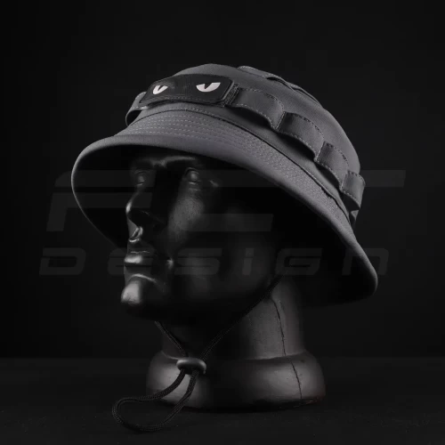 Панама тактична Софтшелл демісезонна з велкро панеллю Сіра 56 56