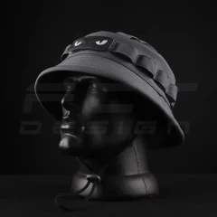 Панама тактична Софтшелл демісезонна з велкро панеллю Сіра