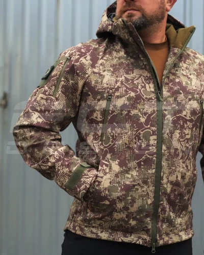 Куртка Хантер Софтшелл фліс на сітці Хижак 40-42/3 40-42/3